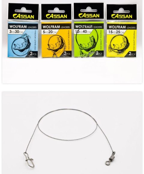 Assan Przypon Wolframowy Extra 5kg 30cm (10x2szt)