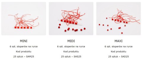 Assan Stoper Sznurkowy Cienki 25szt