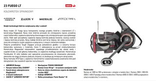 Daiwa Kołowrotek 23 Fuego LT1000 D