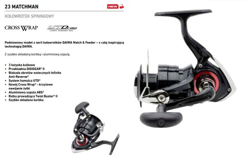 Daiwa Kołowrotek Matchman 3000