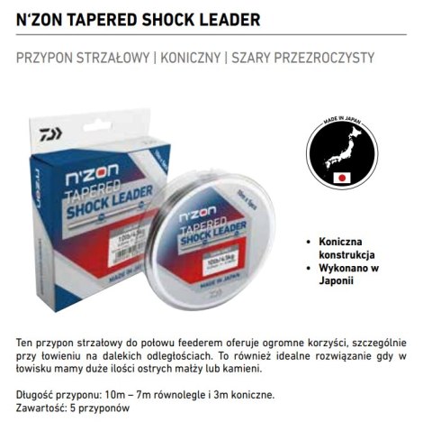 Daiwa Przypon Strzałowy N"Zon Leader 0,18-0,25mm
