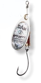 Dam Effzett Single Hook Spinner#3 6g Reflex Silver