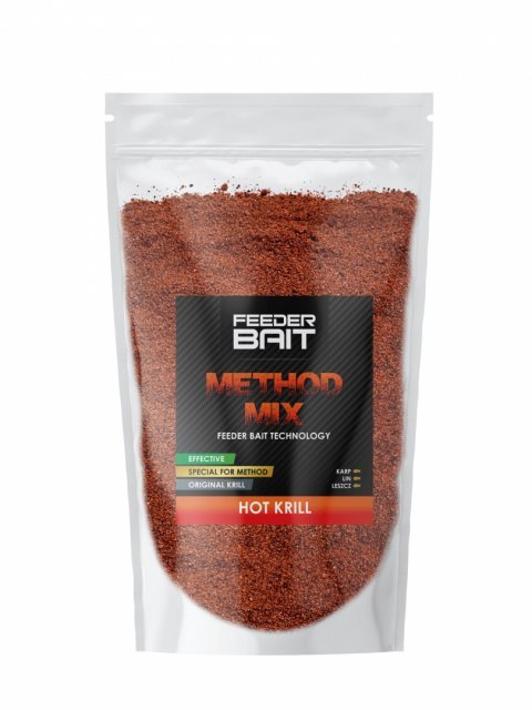 Feeder Bait Method Mix Hot Krill 800g