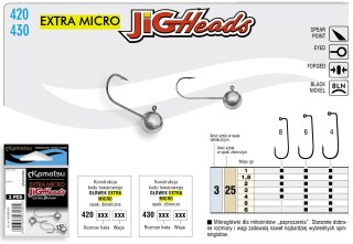 Kamatsu Główka Jigowa Extra Micro 8-1G op 3szt