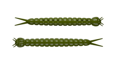Libra Lures Slight Worm 38mm 031 Olive Ser
