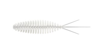 Libra Lures Turbo Worm 56mm 004 Silver Pearl Ser