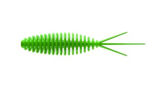 Libra Lures Turbo Worm 56mm 026 Hot Green Kryl