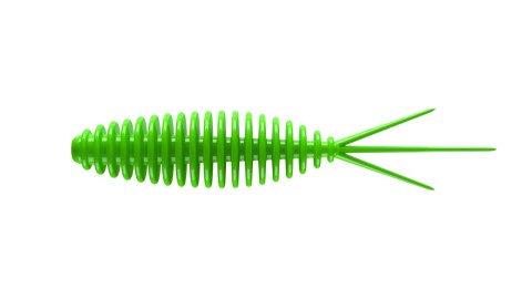 Libra Lures Turbo Worm 56mm 026 Hot Green Kryl