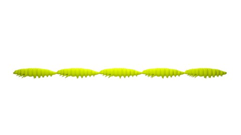 Libra Lures Larva Multi 25mm 006 Hot Yellow No Tas