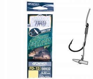 Owner Haczyki Method Feeder Fd13 10/ 0,20 5x6szt