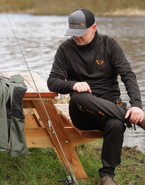 Savage Gear Bluza Regenerator Half-Zip M Kombu Gre