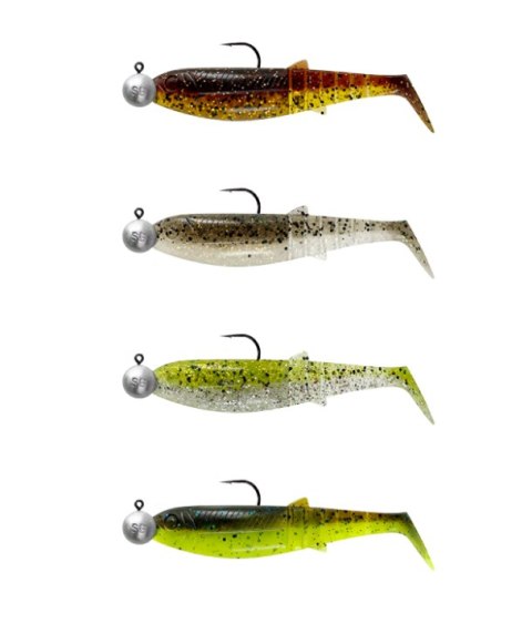 Savage Gear Cannibal Shad 8cm 5g+7,5g 2/0 clearwat