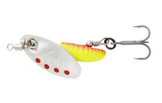 Savage Gear obrotówka #1 3,8g silver red yellow