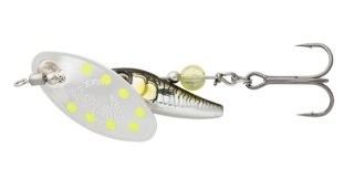 Savage Gear obrotówka #2 7,3g green silver ayu