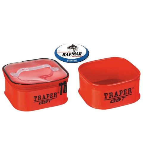 Traper Zestaw Pojemników GST PVC Czerwony 22x22x10