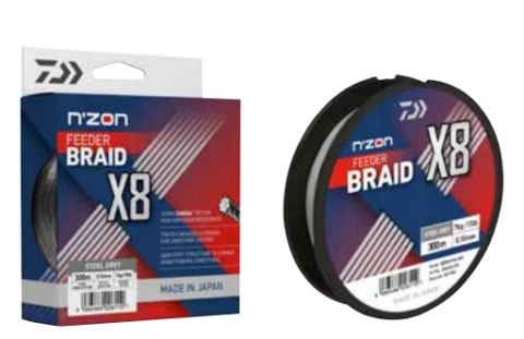 Daiwa Plecionka N"Zon X8 Steel-Gray 0,08 150m