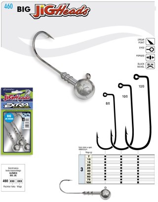 Kamatsu Główka Jigowa Big 8/0-30g op 3szt