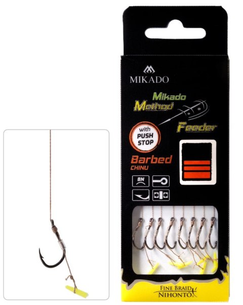 Mikado Przypon MF Plecionka Push Stop 10/0,12mm